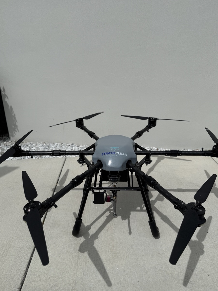 StratoClean Professional Cleaning Drone